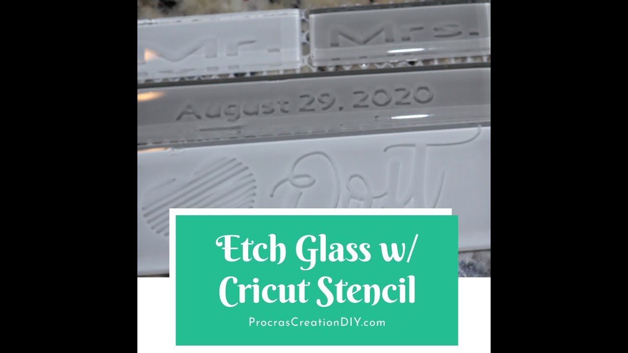 Wine Glass Etching • Stencil - a DIY Craft Studio