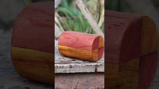 How To Make Wooden Pen Holder, Simple Idea -Diy#Shorts