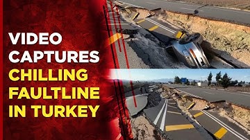 Turkey Earthquake Live : Drone Footage Shows Large Faultline | Images Capture Extent Of Devastation