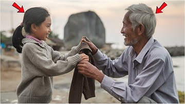 Cô Bé Tặng Áo Ấm Cho Ông Lão Ăn Xin, Không Ngờ Ông Lại Là Tỷ Phú Và Cuộc Đời Cô Đã Thay Đổi!