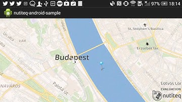 Nutiteq SDK vector map preview