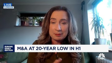 M&A deals hit 20-year low in first half of 2025: Mergermarket