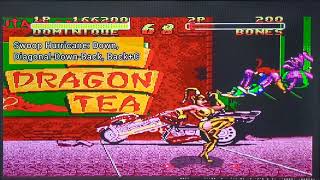Dominique's Special Moves(+Fight As Bosses Cheat Code) - Double Dragon V Sega Genesis 
