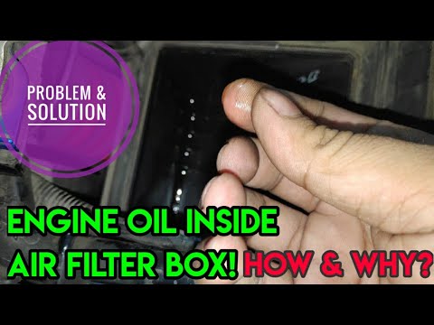 Video: Waarom zou er olie in mijn luchtfilter zitten?