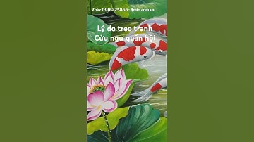 Tranh cửu ngư quần hội #art #cuocsong