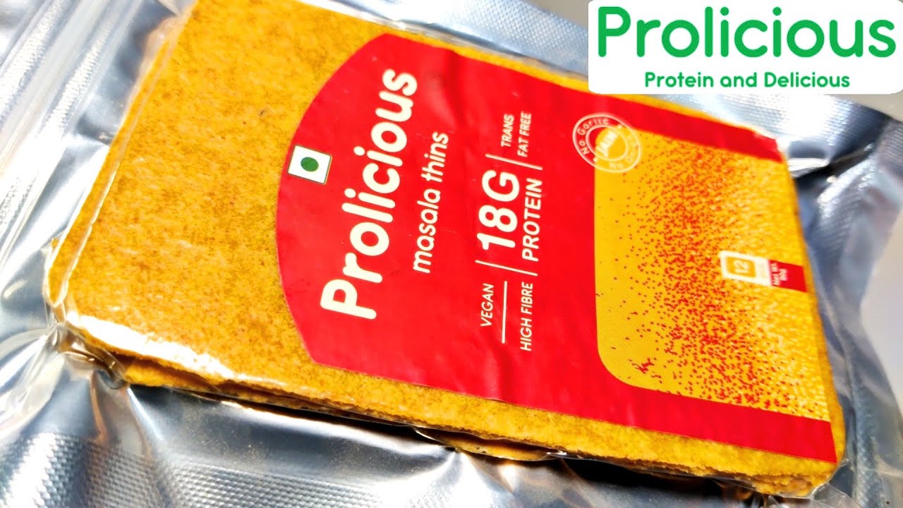 Prolicious Masala🌶️ Thins 90g | Ingredients, Taste, Price | Prolicious 18g Protein Masala Thins🔥😋