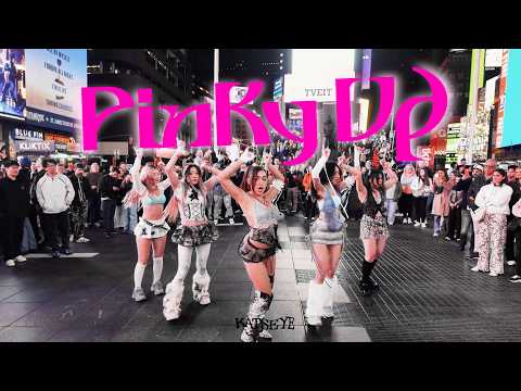 [DANCE IN PUBLIC | TIMES SQUARE] KATSEYE (캣츠아이) "PINKY UP" | ONE TAKE.