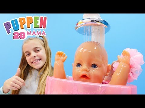 Puppen Mama - Spiel mit Ayça und Rose - Spielzeugvideo für Kinder