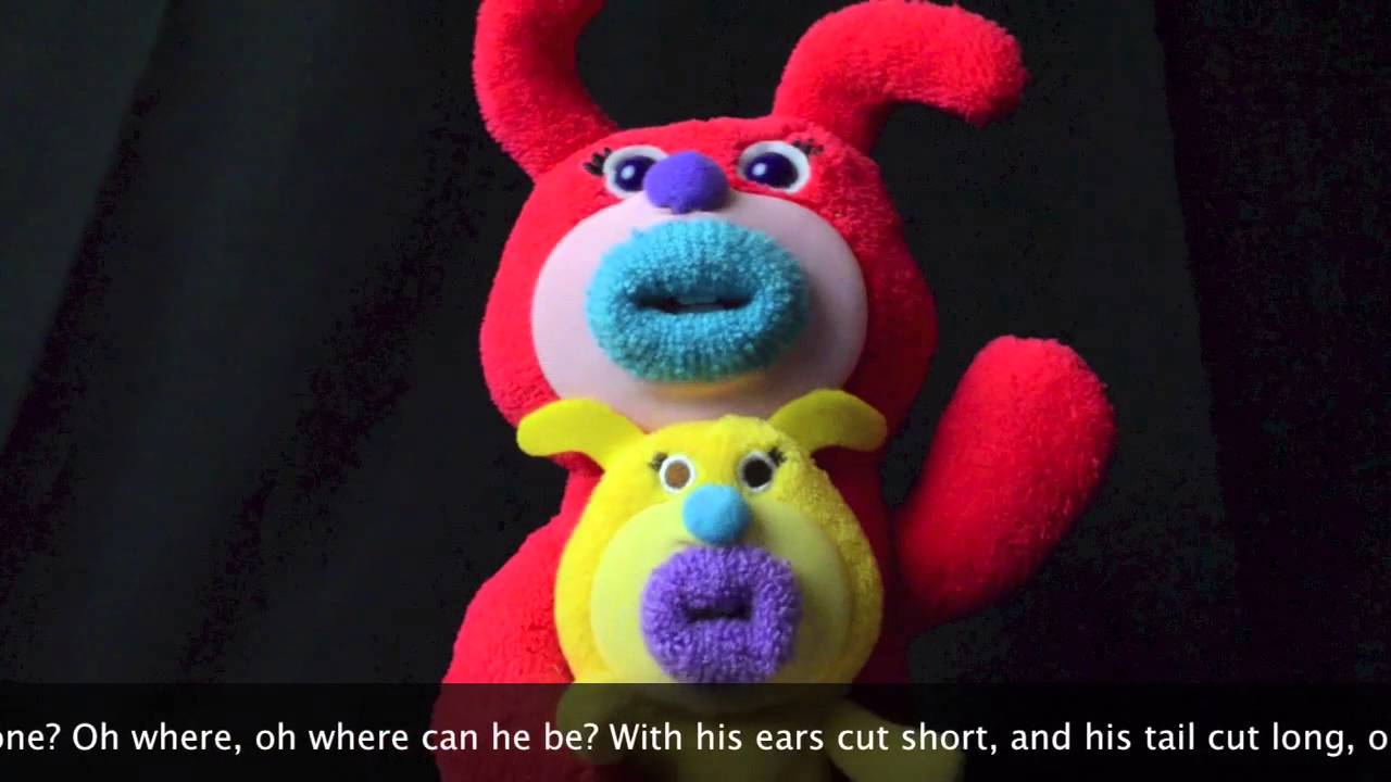 Red with Yellow Puppy Sing-a-ma-jigs Duet sing Oh where ...