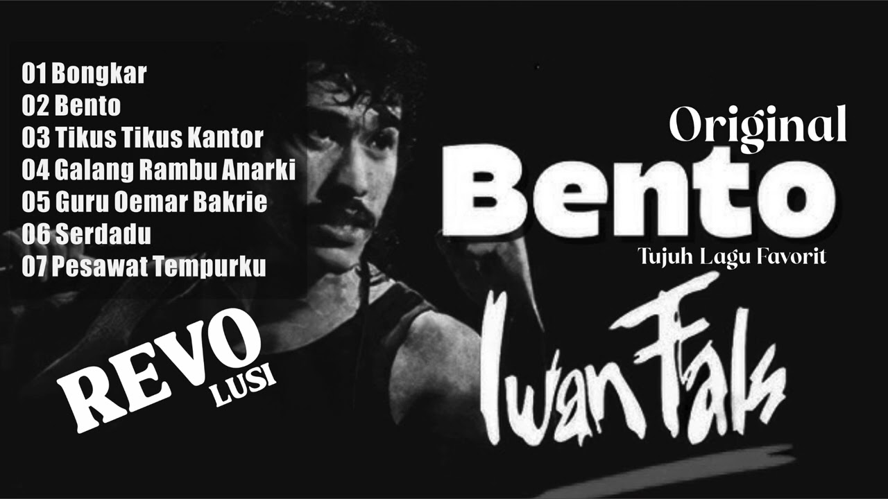 Iwan Fals Album Revolusi Original Bela Rakyat - Bongkar Bento Tikus Kantor