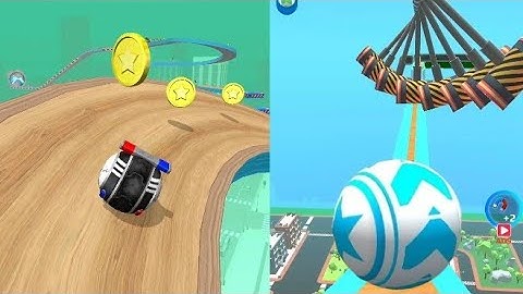 SKY ROLLING BALL 3D VS GOING BALL GAME PLAY WALKTHROUGH IOS END ANDROID MOBILE GAMEPLAY SPEED RUN