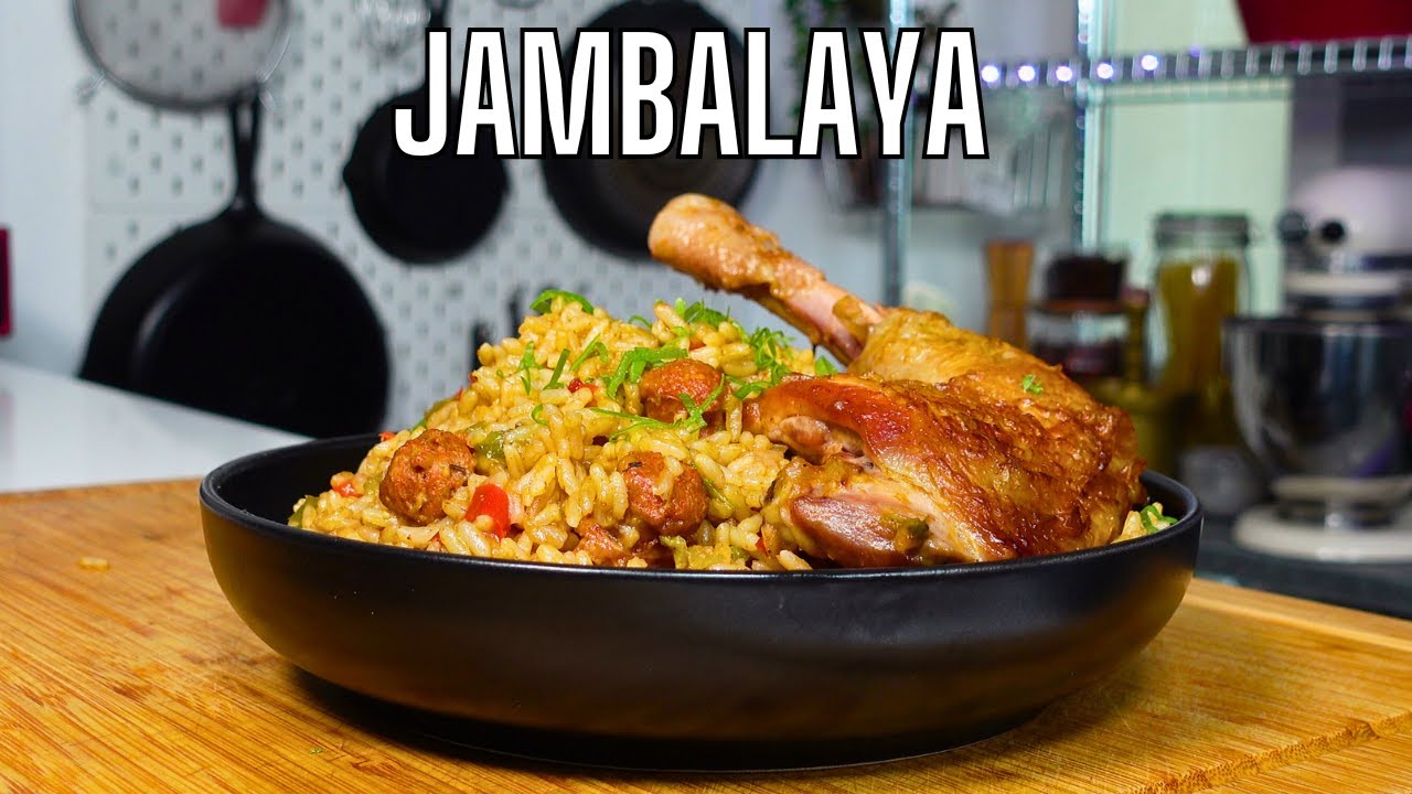 LE JAMBALAYA -- UN RIZ AUX SAUCISSES ET AU POULET INCROYABLE!
