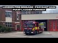 London Fire Brigade - F441 East Ham Pump Ladder Turnout