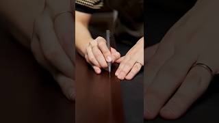 Making a Belt #leatherwork #leather #applewatch #applewatchband #asmr #iphone #leathercraft