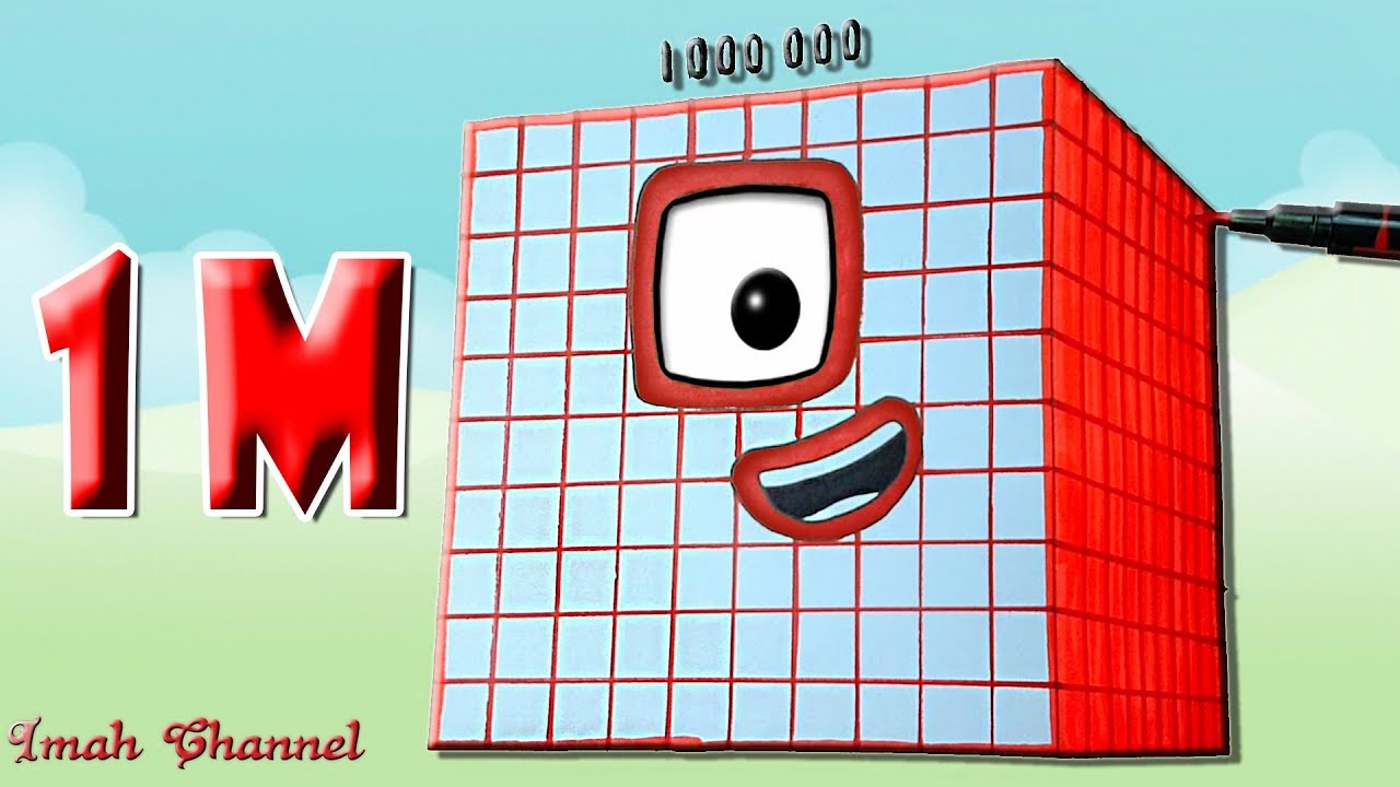 Numberblocks 100 000 1000000 Fan Made Animation Numberblocks Youtube