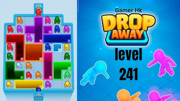 Drop Away level 241 very hard level Walkthrough Solution 