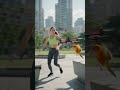 Girl Saves Bird From Drone