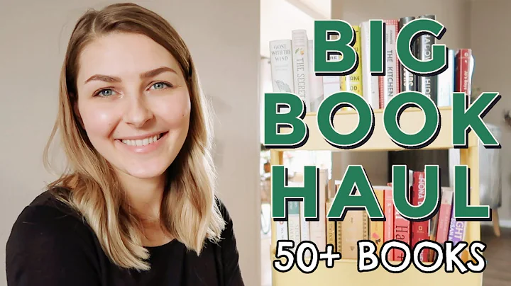 MASSIVE BOOK HAUL // 50+ books & a new book cart 📚💛