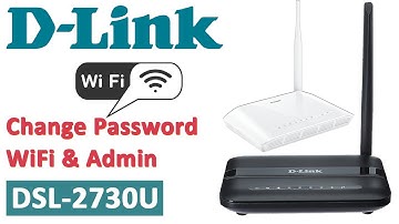 how to change wifi password dlink | dsl 2730u Tutorial 2