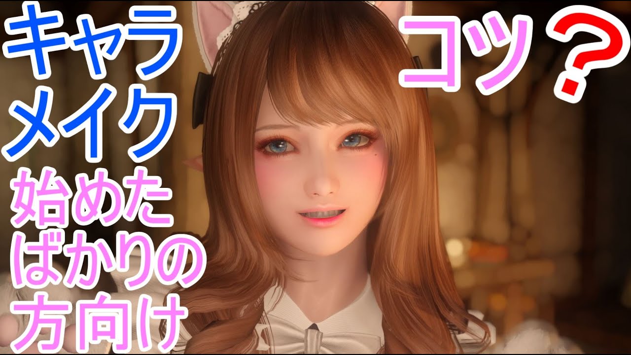 Skyrim キャラメイクのコツ 始めたばかりの方向け Youtube