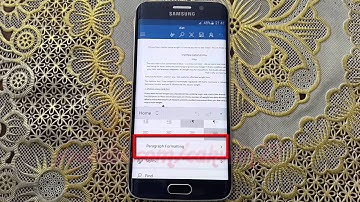 Microsoft Word For Android : How to Remove or add Space After Paragraph in Samsung Galaxy S6