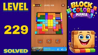 Block Color Mania – Level 229 | Fast & Clean Solution