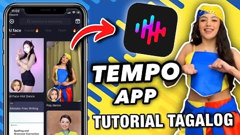 TEMPO APP | HOW TO USE TEMPO APP | PAANO GAMITIN ANG TEMPO APP | ANDROID & IOS|TIKTOK TEMPO APP EDIT