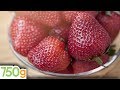 Nettoyer des fraises  750g