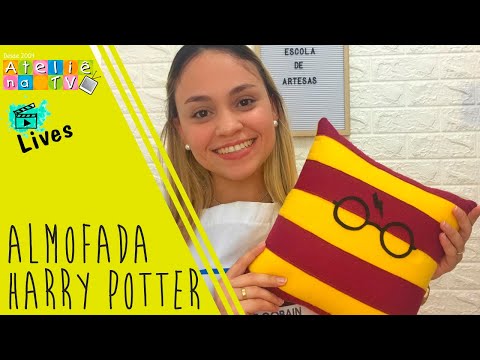 AO VIVO com Thalita Ortega - Almofada Harry Potter