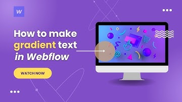 How do you gradient text in Webflow? Quick Tutorial #tutorials