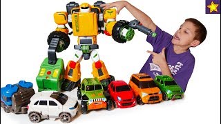 Тоботы Трансформеры Большой Тобот Tрактор и 5 машинок Tobot Transformers Тоботы Трансформеры Большой Тобот Tрактор и 5 машинок Tobot Transformers