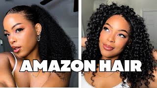 BEGINNER FRIENDLY | CROCHET PONYTAIL | FEATHER CROCHET WIG | DIY HAIR