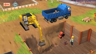 Trucks, Cranes, Digger, Concrete Mixer Little Builders Games New Fun Construction GamePlay screenshot 4