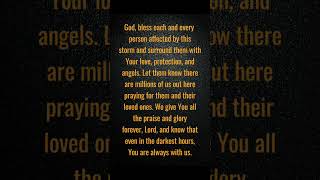 Prayer for the disaster | Bible Verse | Prayer