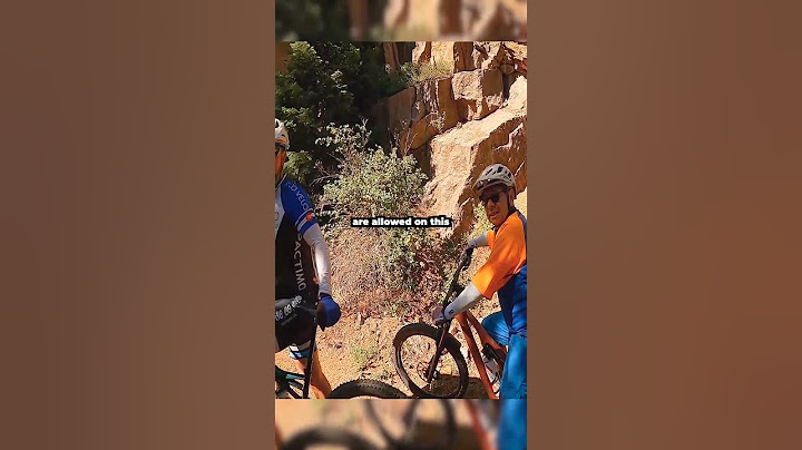 Dirt biker educates mountain bikers on trail 💯 part 1 @Meekerextreme
