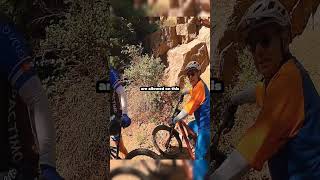 Dirt biker educates mountain bikers on trail 💯 part 1 @Meekerextreme