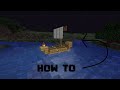🎓Minecraft: How to build a small BOAT