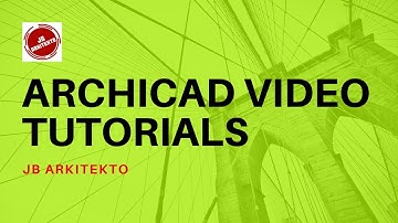 Archicad Video Tutorial #2 - How To Setup Custom Title Block in Archicad