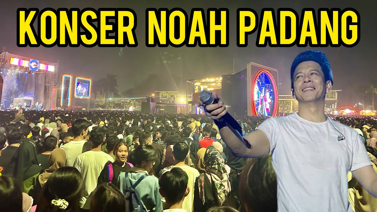 LAUTAN MANUSIA❗️PADATI KOSER  ARIEL NOAH DI LAPANGAN IMAM BONJOL KOTA PDANG SUMATRA BARAT