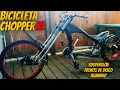 BICICLETA CHOPPER (tamaño adulto con suspensión y frenos de disco) SCHWINN STINGRAY SPOILER #chopper