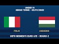 Italia-Ungheria 3-1 | Under 19 Femminile | Women’s Euro U19 Round 2