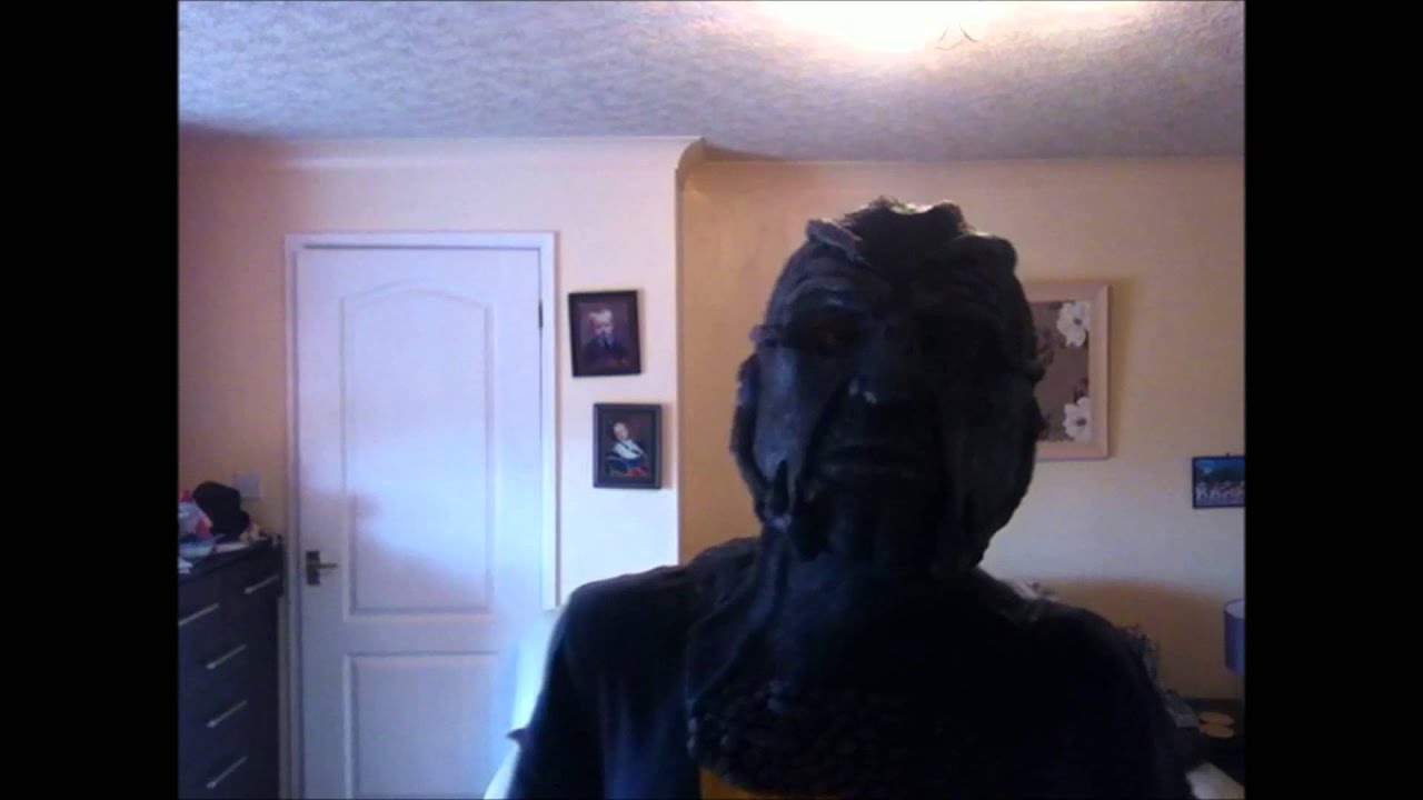 Wearing my Jeepers Creepers Silicone Mask YouTube