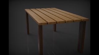 Cinema 4d 2024 Modeling Outdoor Table