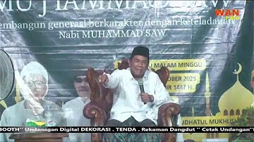 LIVE MASJID  JAAMI ROUDHOTUL MUKHLISHIN PADA HARI SABTU 18 OKTOBER 2025