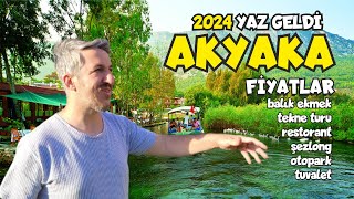 AKYAKA YAZA HAZIR. 1 günlük tatilimde NE KADAR HARCARIM? (Otopark, şezlong, balık ekmek fiyatları)