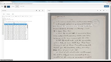 TSX: interactive transcription