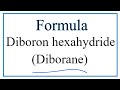 Diborane and Chemical Nomenclature