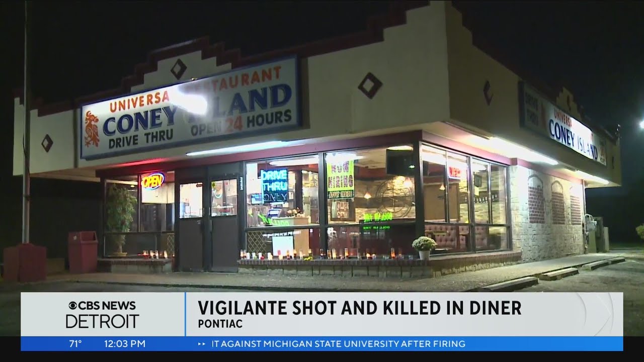 Vigilante shot and killed in Pontiac diner