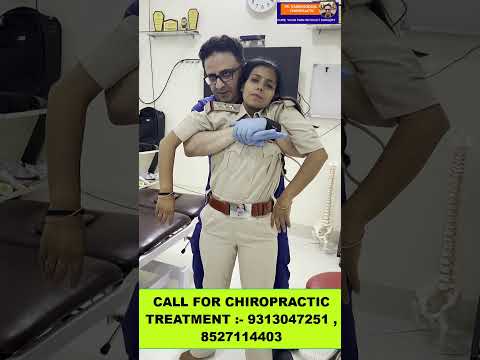 CHIROPRACTIC TREATMENT IN INDIA | CHEST PAIN | SATRNUM PAIN | DR. VARUN DUGGAL CHIROPRACTIC #short