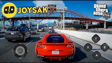 Real GTA 5 Playing on Mobile using Joysak Cloud Gaming App 2025 🔥